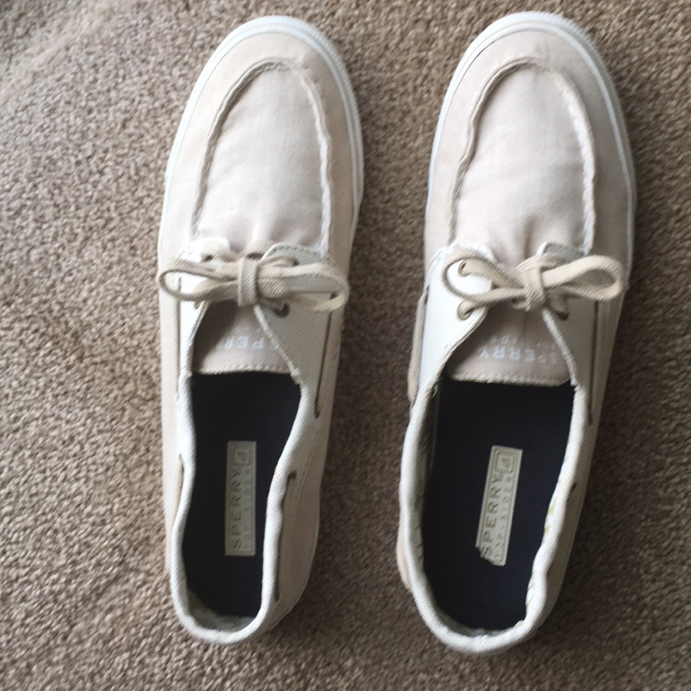 Sperry top sider tan shoes 9.5